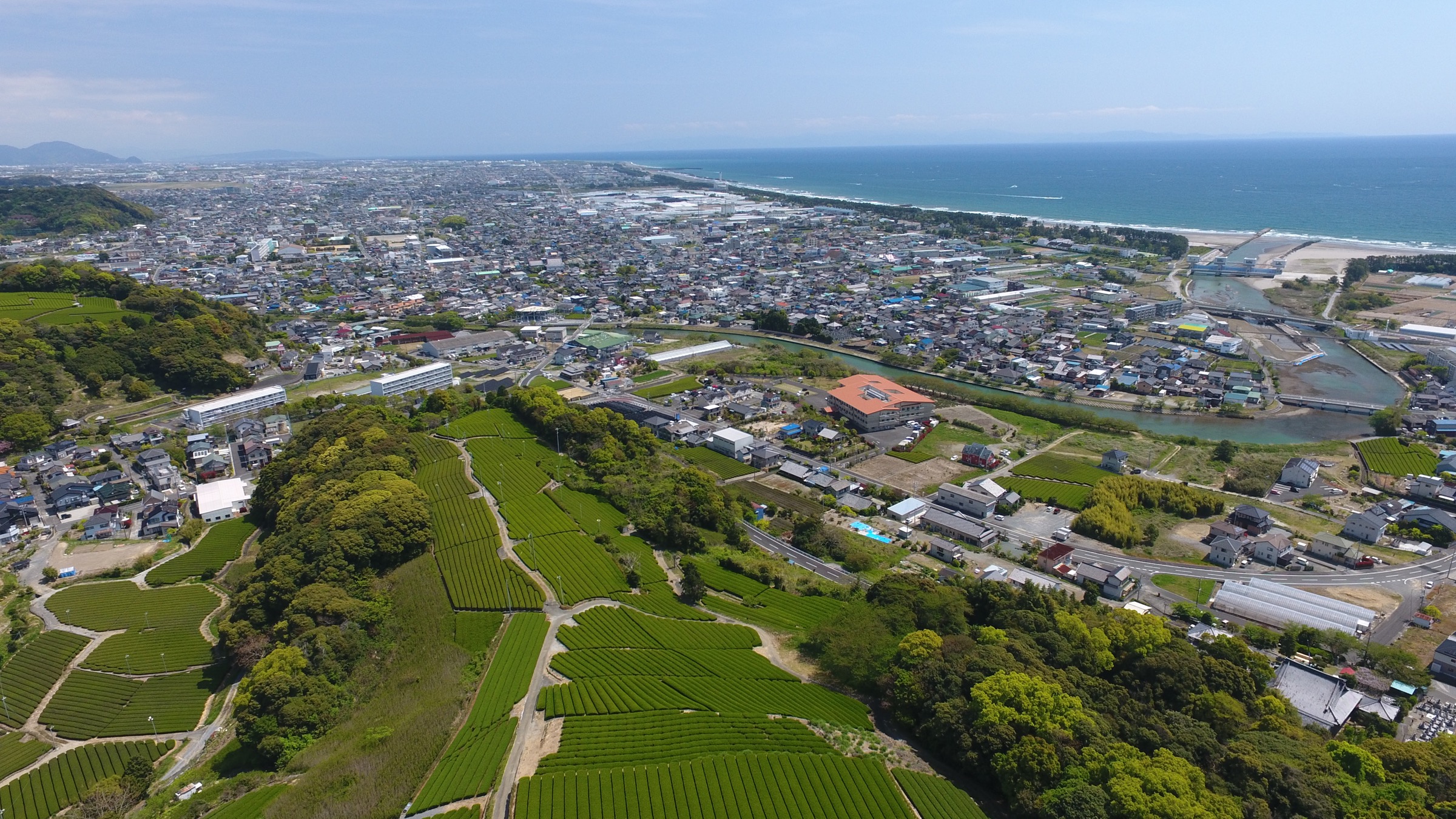 牧之原の自然と海の風景